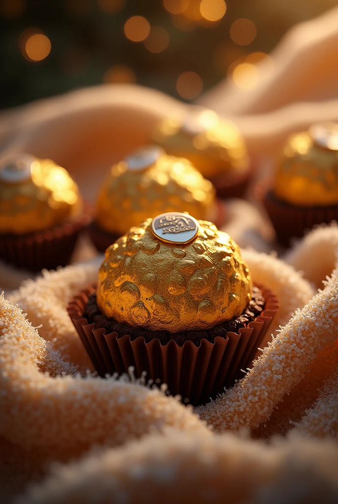 ferrero rocher chocolate with a beautiful background