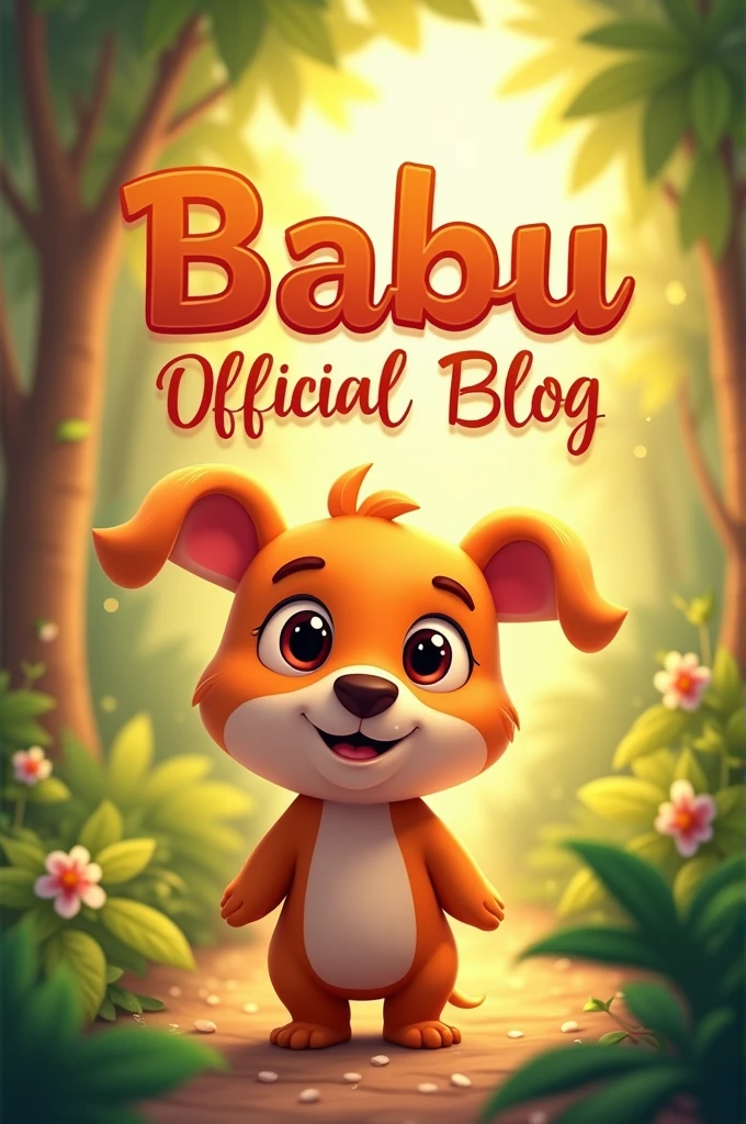 Name the Facebook cover photo Babu official blog and say welcome to the new page. Create a beautiful Facebook cover photo like this.