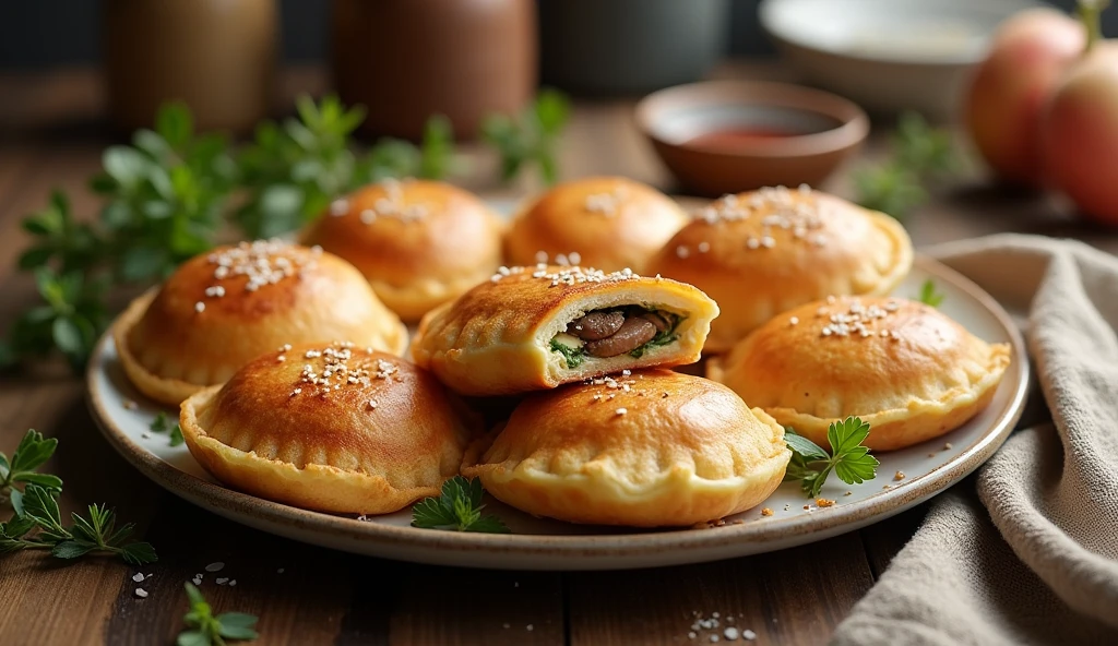 traditional russian dish stuffed pancakes