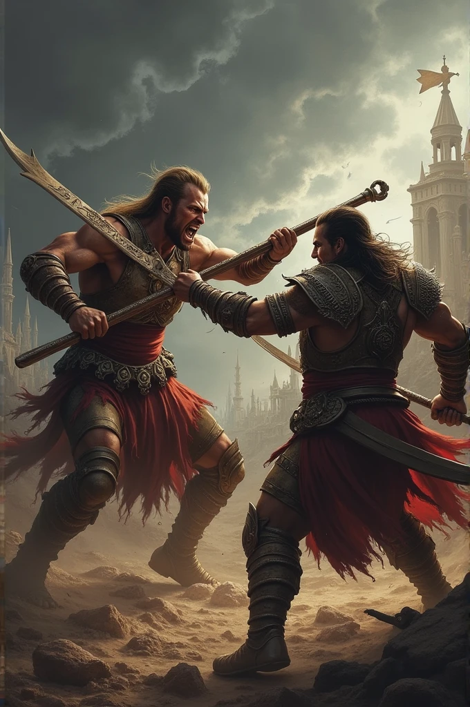 Three furious warriors