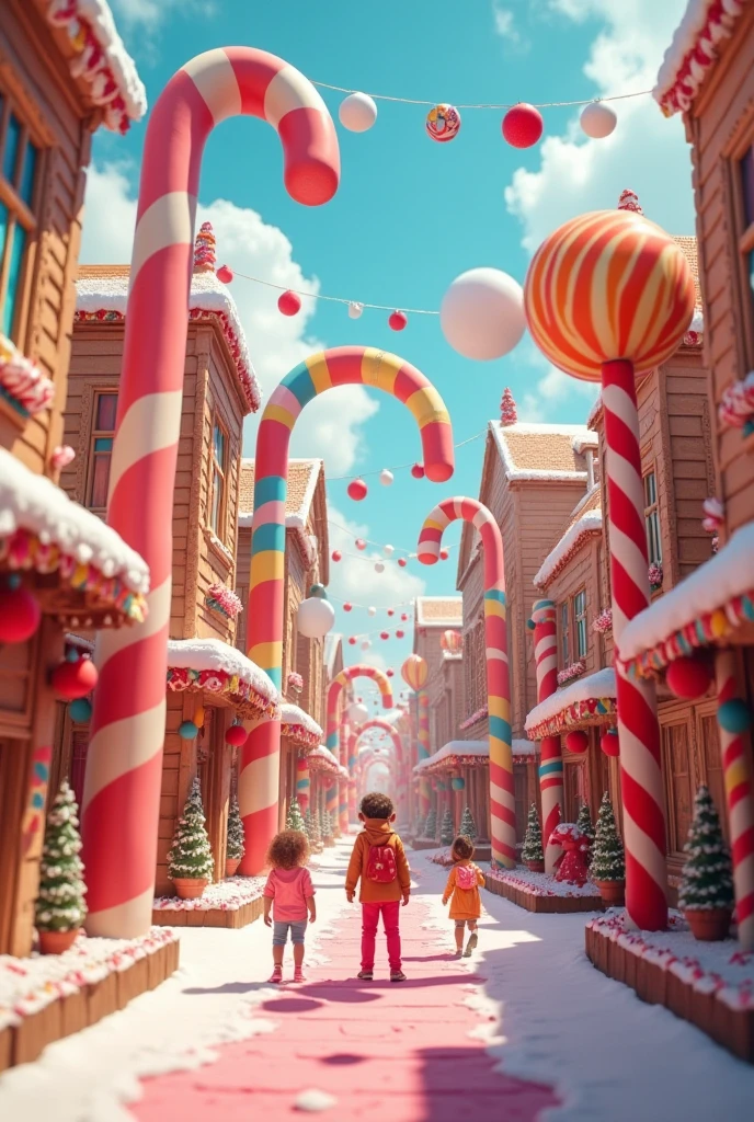 children's world street of candy and lollipops