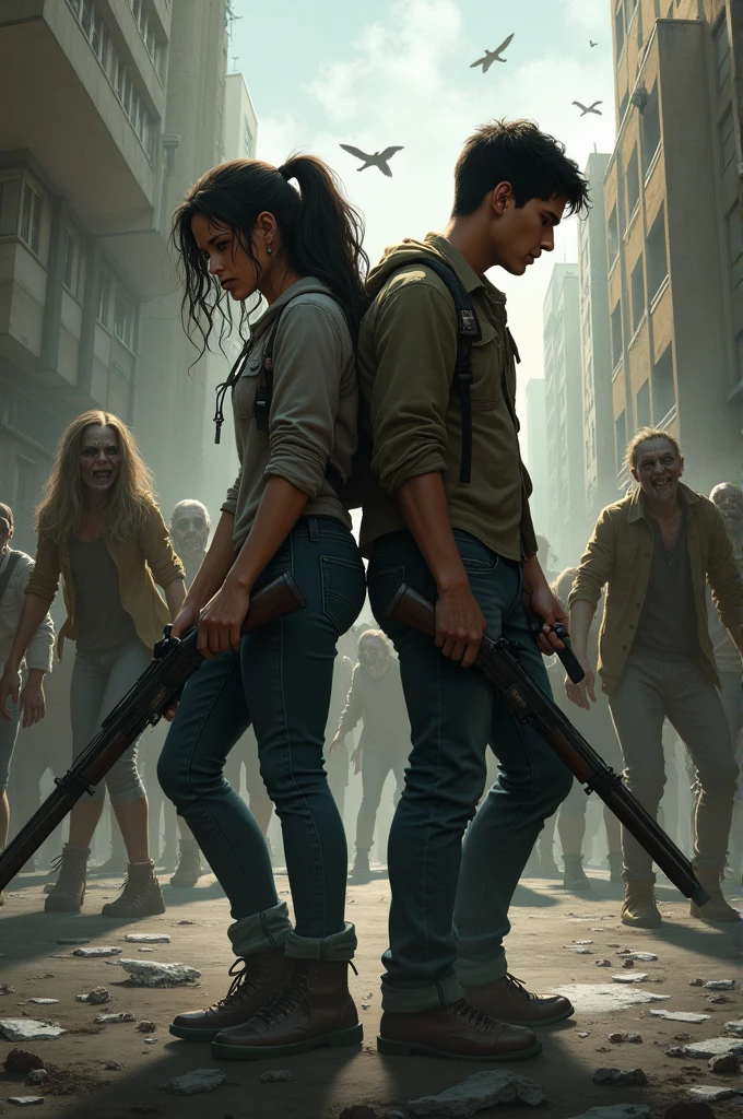 In the midst of a zombie apocalypse, Carla and Gabriel fight to survive 