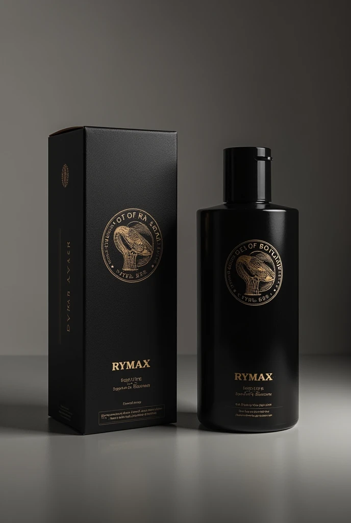 Réalise moi un packaging portant le logo de la marque RYMAX 