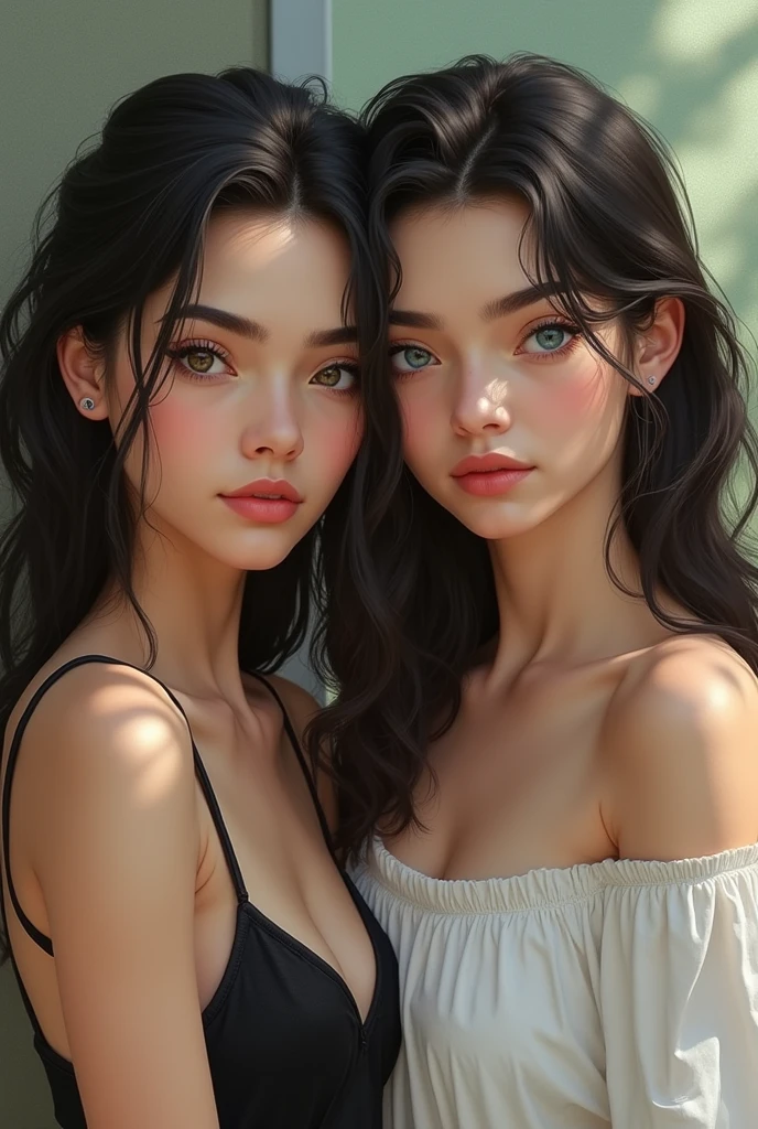 Kyrian is 22, the same as Miriam. He has heterochromia, one eye is blue and the other is green., dark hair and is tall. And Miriam has black eyes and hair and is also light-skinned like Kyrian., It is low but not that much