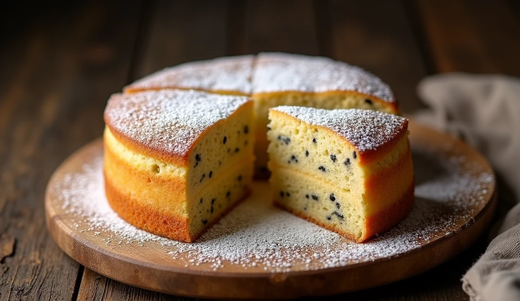 traditional Russian dish, poppy seed cake