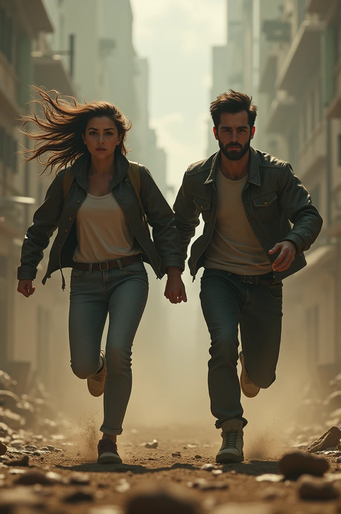 Carla and Gabriel run to survive