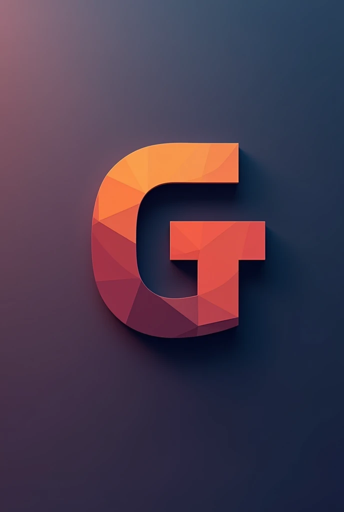 Image of the letter G, image related to modern minimalist and modern striking sublimation and no background