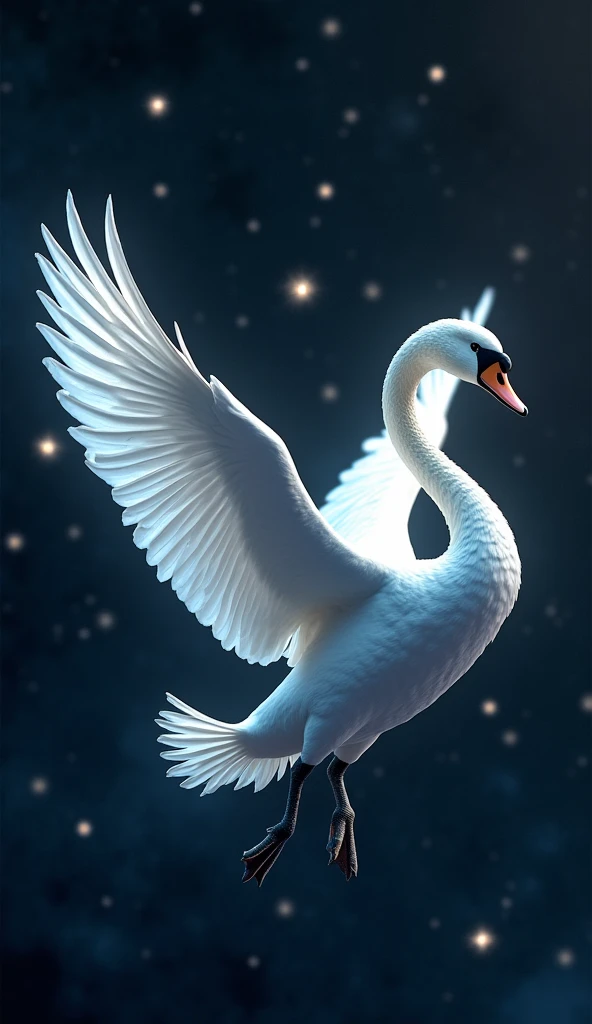 The figure of Cygnus in the sky represents true friendship and sacrifice, a swan flying eternally among the stars.