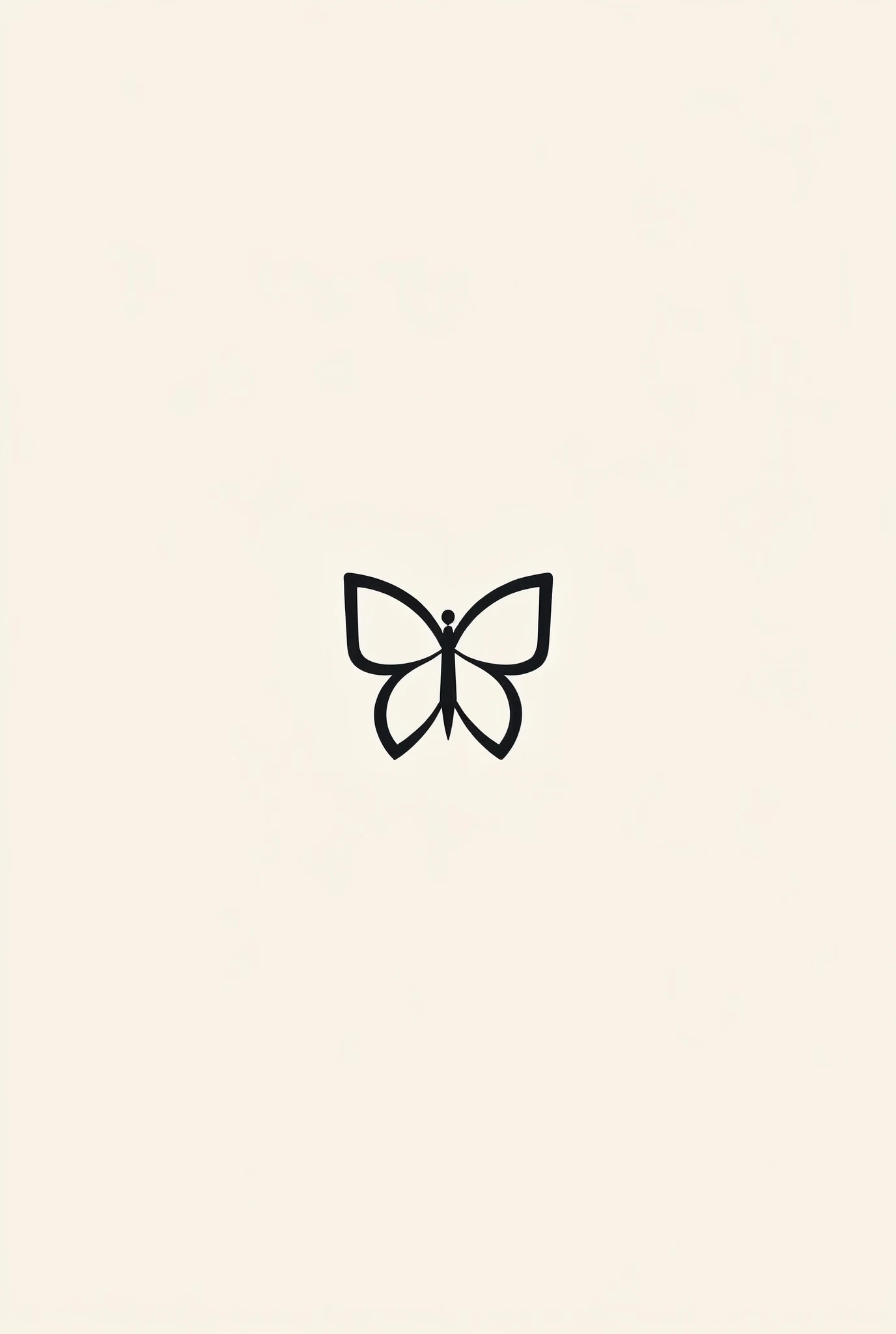 Pappilon logo with minimalist butterfly design