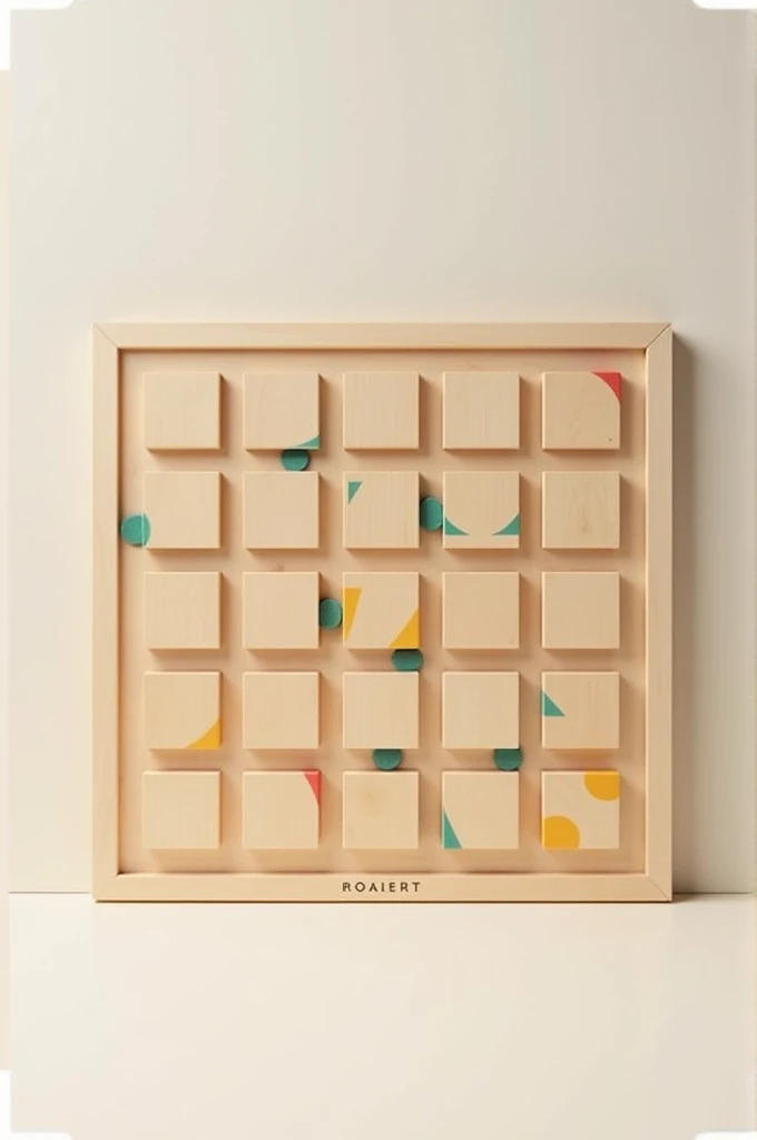 A board with 20 squares