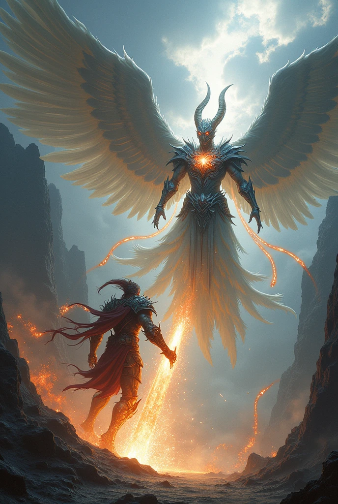 Angel warrior vs demon