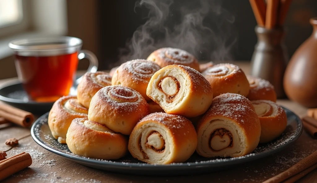 Russian dish, Cinnamon Rolls