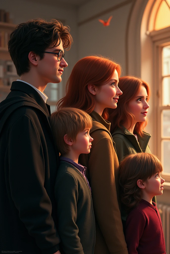 The Potter family reunited in profile