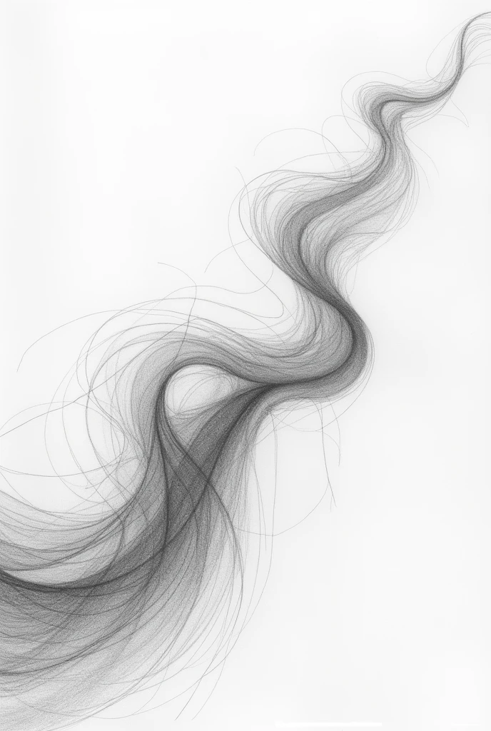 pencil drawing of light waves and magnetism