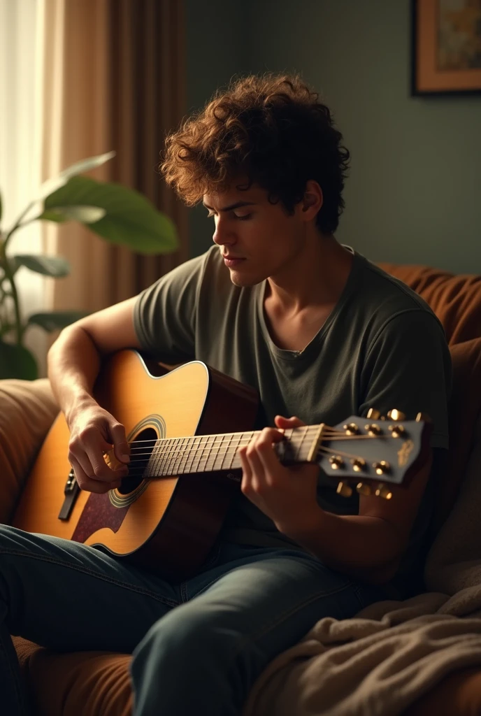lazy guitar player