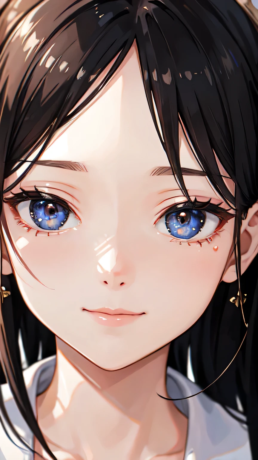 ((Highest quality)), ((masterpiece)), (detailed), One person, Almond Eye,night,The day I learned the meaning of tears々, The hidden feelings behind the smile, Your voice will guide the future, Our journey together,Close up of face,Close up of face