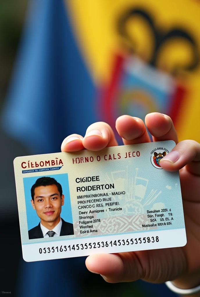 Create a Colombian ID card