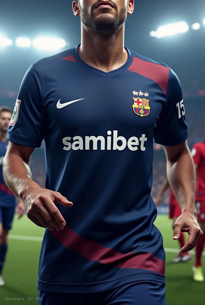 Sponsorship with the name "samibet" to put on a team shirt.