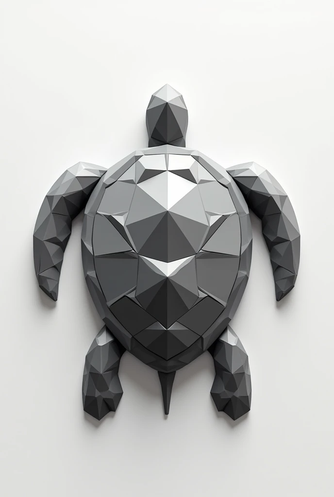 Turtle made of geometric figures 
