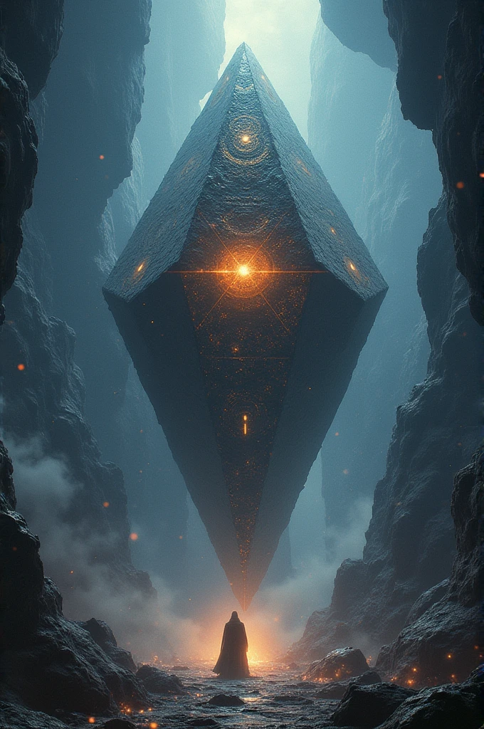 A d20 die imprisoning the universe
