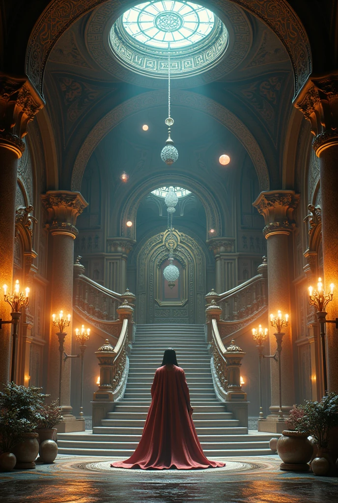 Interior design, fantasy, sophisticated
