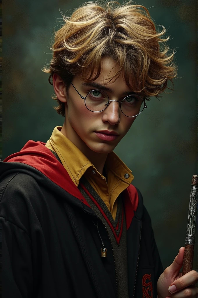((best quality)), ((masterpiece)), (detailed), retrato do irmão da lilyan evans de Harry Potter