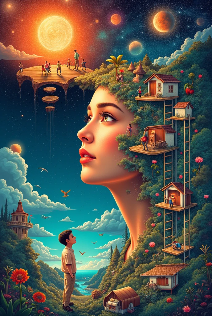 Make a poster that visualize your life experience in life