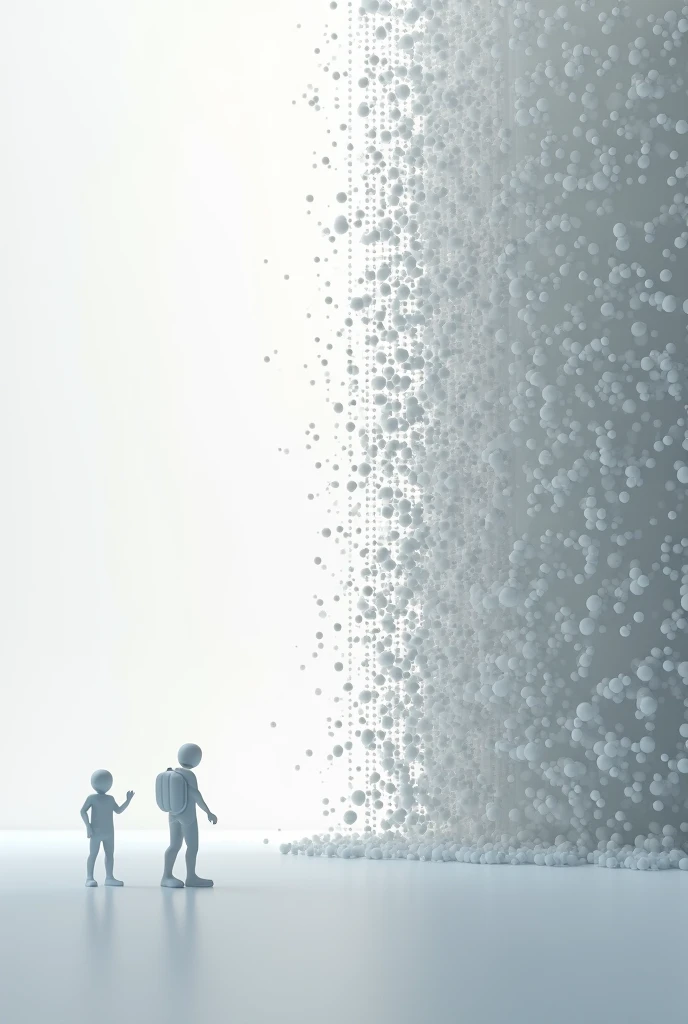 Please create a visualization of 1 vs 280 billions dots