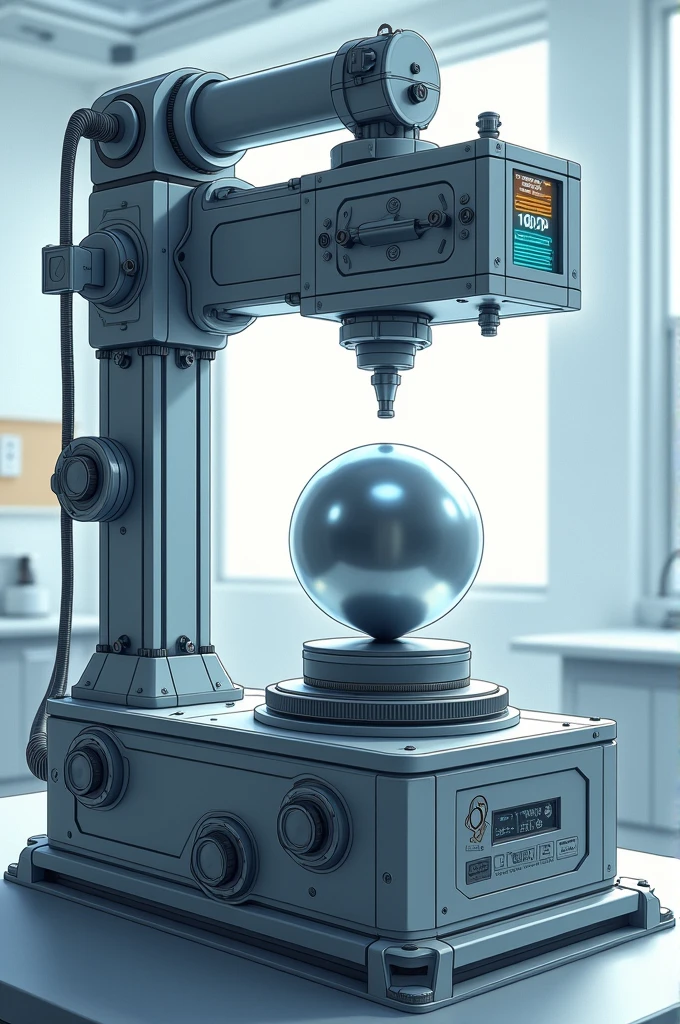 Dynamometer measuring sphere mass 