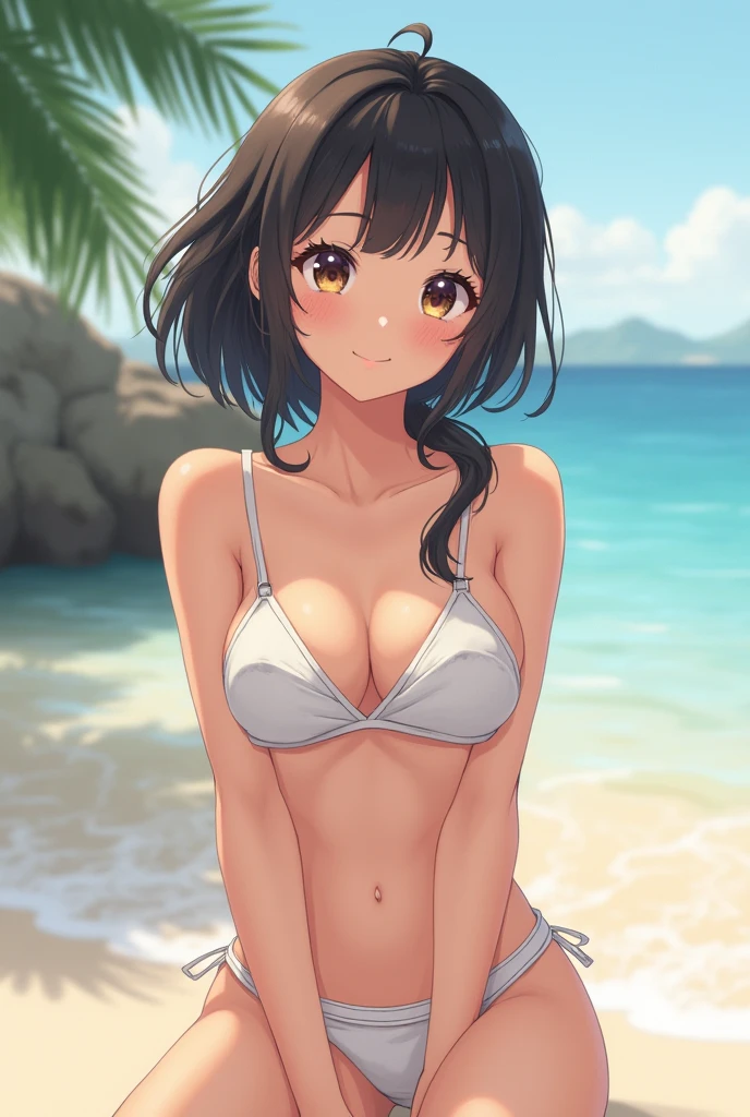 The background is a resort hotel, cute, beautiful, she, Date, Completely naked, cute顔:1.5, Petite:1.5, , Long Hair:1.5, ponytail, Brown Hair, Small breasts, uhd, retina, masterpiece, ccurate, anatomically correct, textured skin, super detail, high details, high quality, best quality, highres, 4K