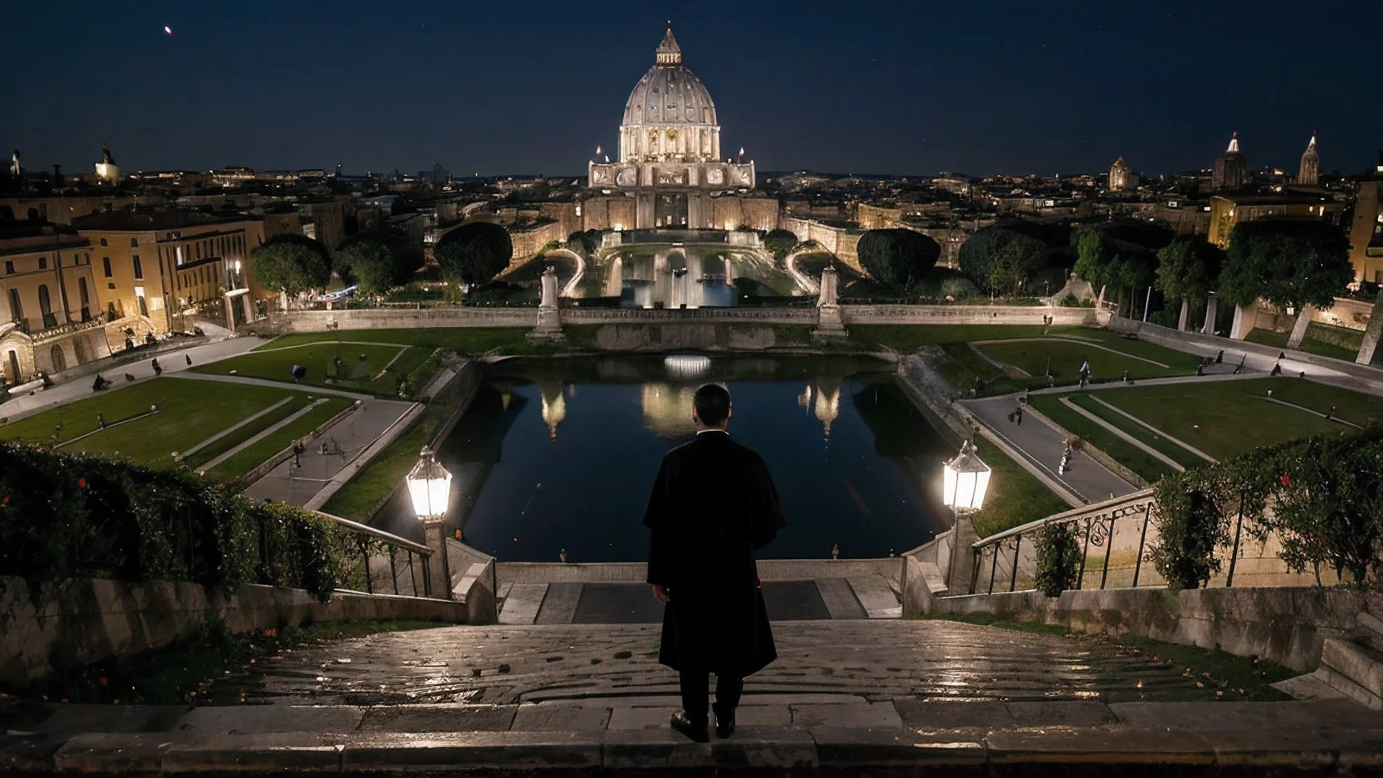 Vatican at night