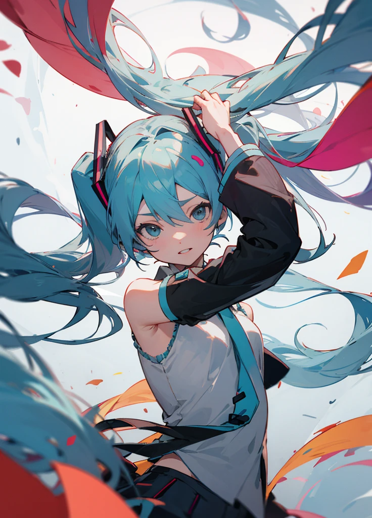 Hatsune miku anime style