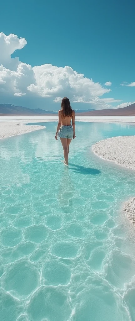 (masterpiece:1.2,Superior Quality,mirror-like,Cinematic Experience),8k,wallpaper,Italy,Uyuni salt lake