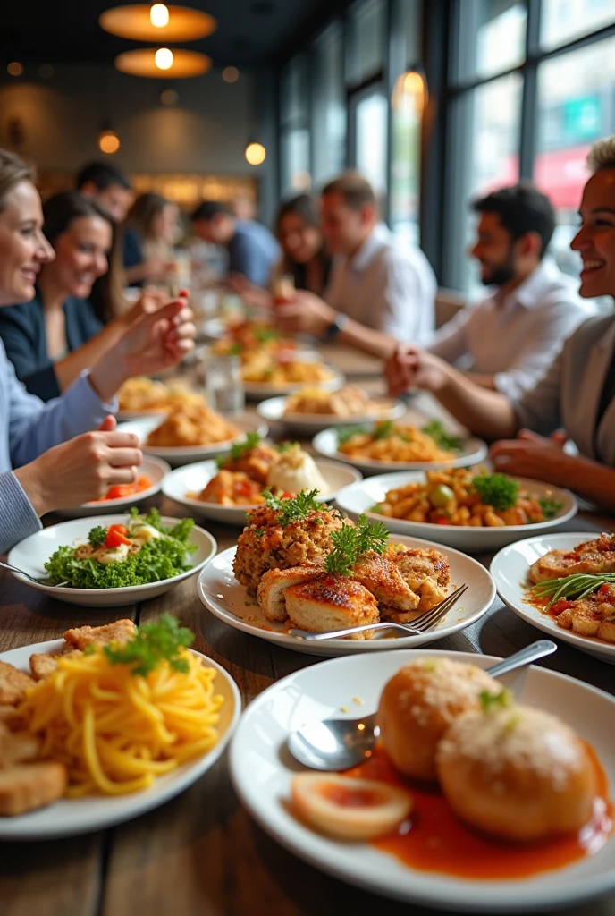 A post to promote lunches