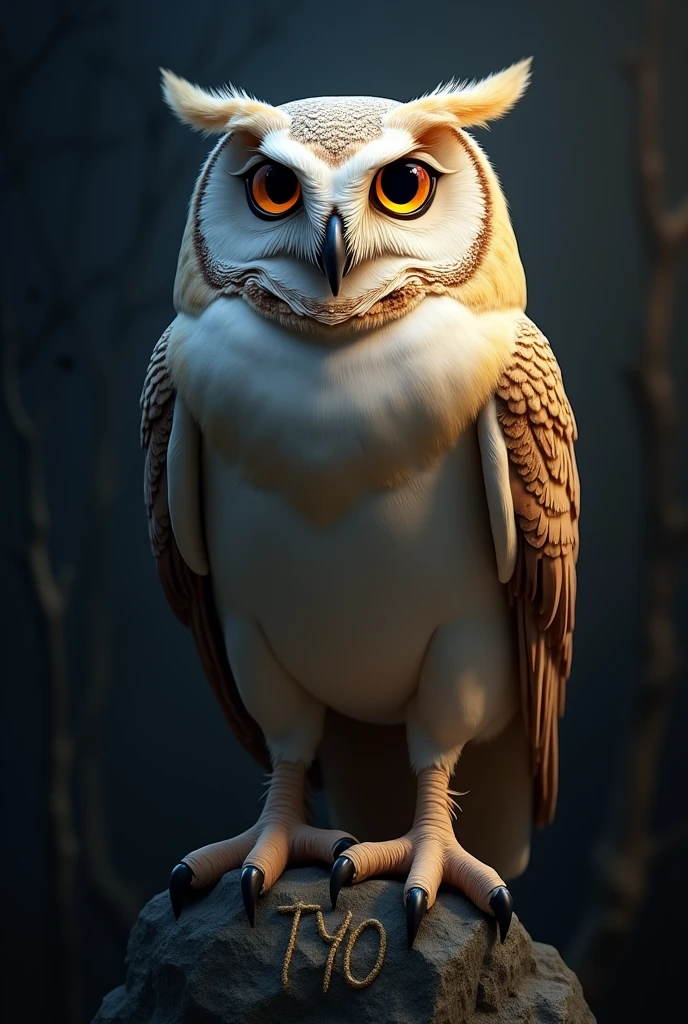 add the name inside the image, The character is called Tyto