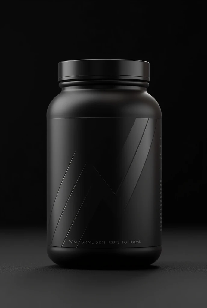 Istic pre-workout packaging in black