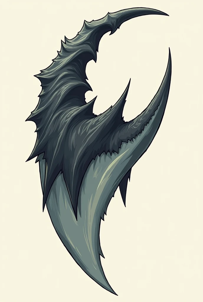 create a profile picture, of an illustrative image of a cut of a claw
