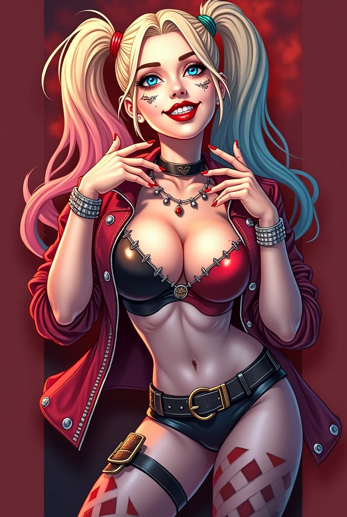 Harley Quinn mobile wallpaper, beautiful and sensual