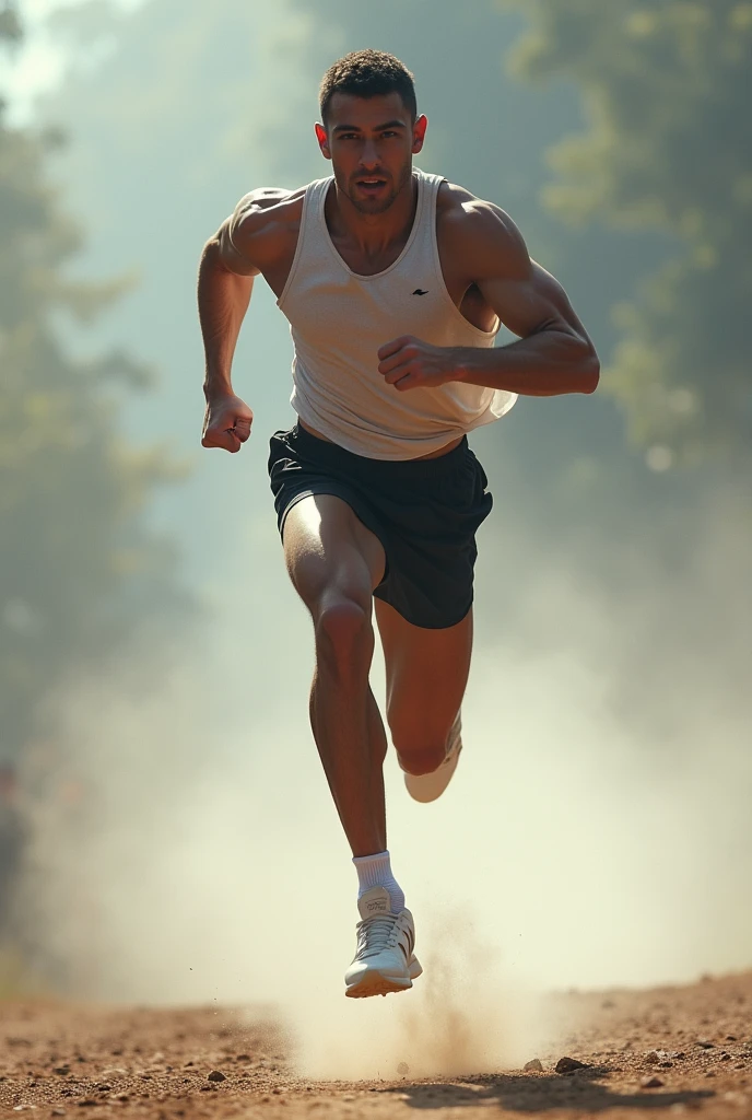 person running