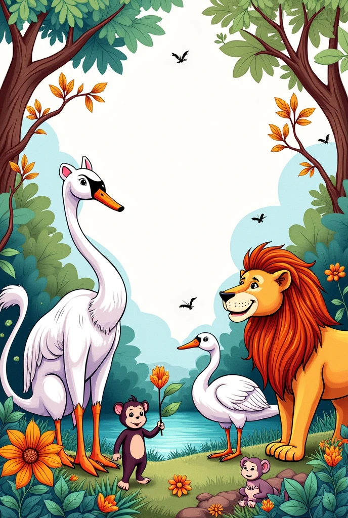 Coloring book about animals
