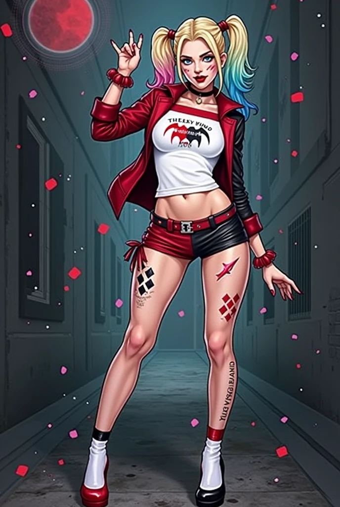 Harley Quinn mobile wallpaper, beautiful and sensual