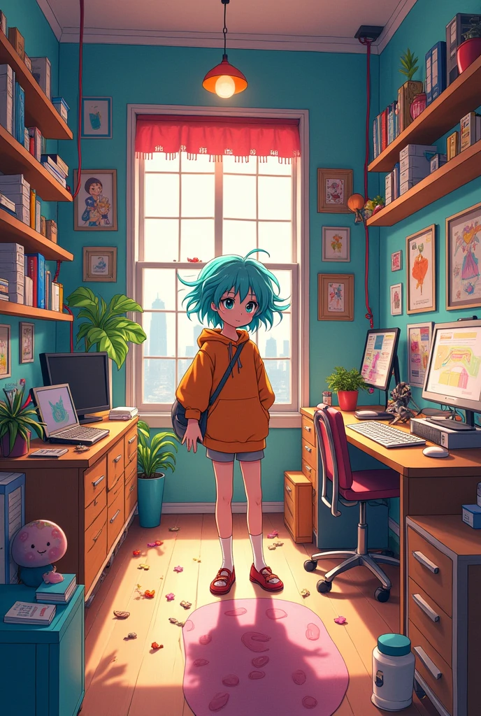 Make a manga style room walkthrough