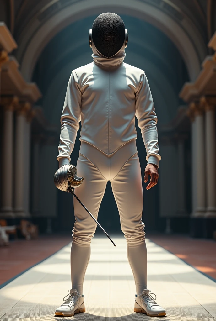 A fencing-themed cover for a report 