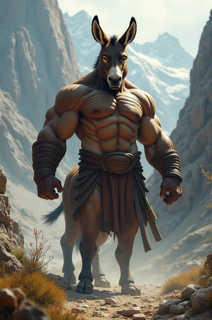 A strong donkey