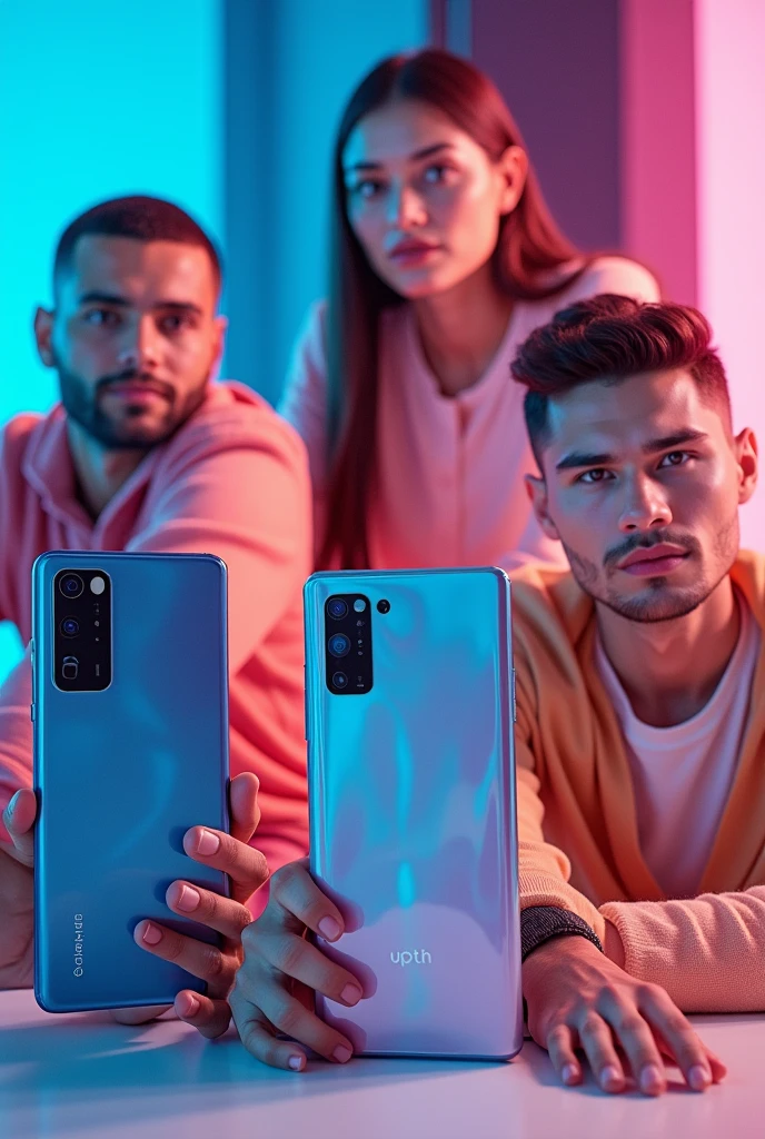 Create an advertisement for Samsung cell phone brands, Iphone redmi, Xiaomi, motorola, crib, honor, tecno, infinite, ZTE, nokia, Bmobile, Kalley, wolkin,
