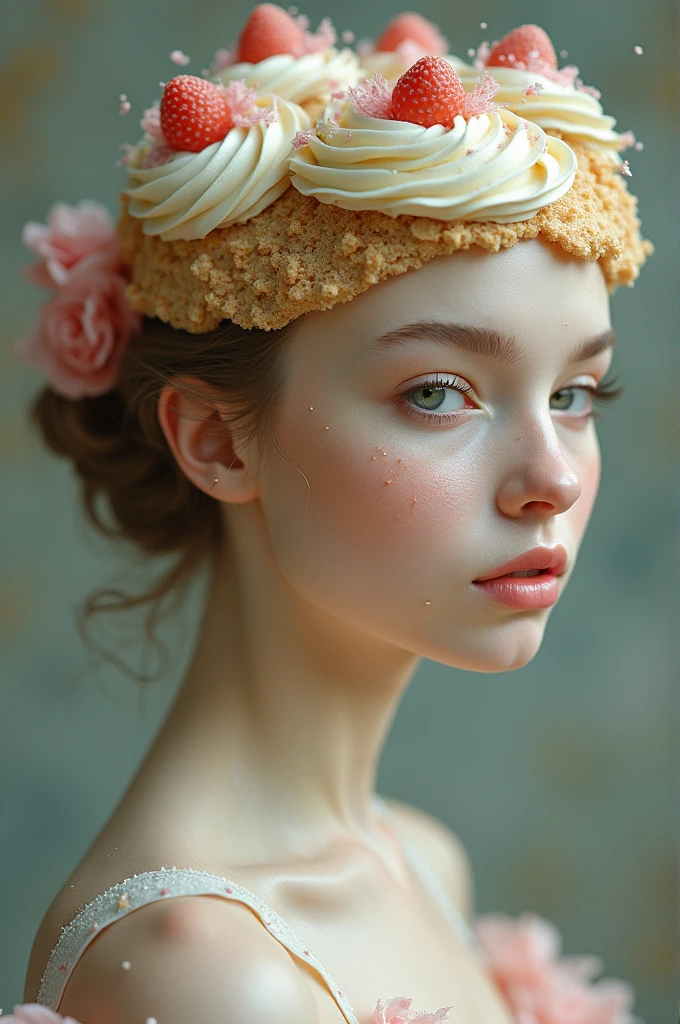 Cake face girl 

