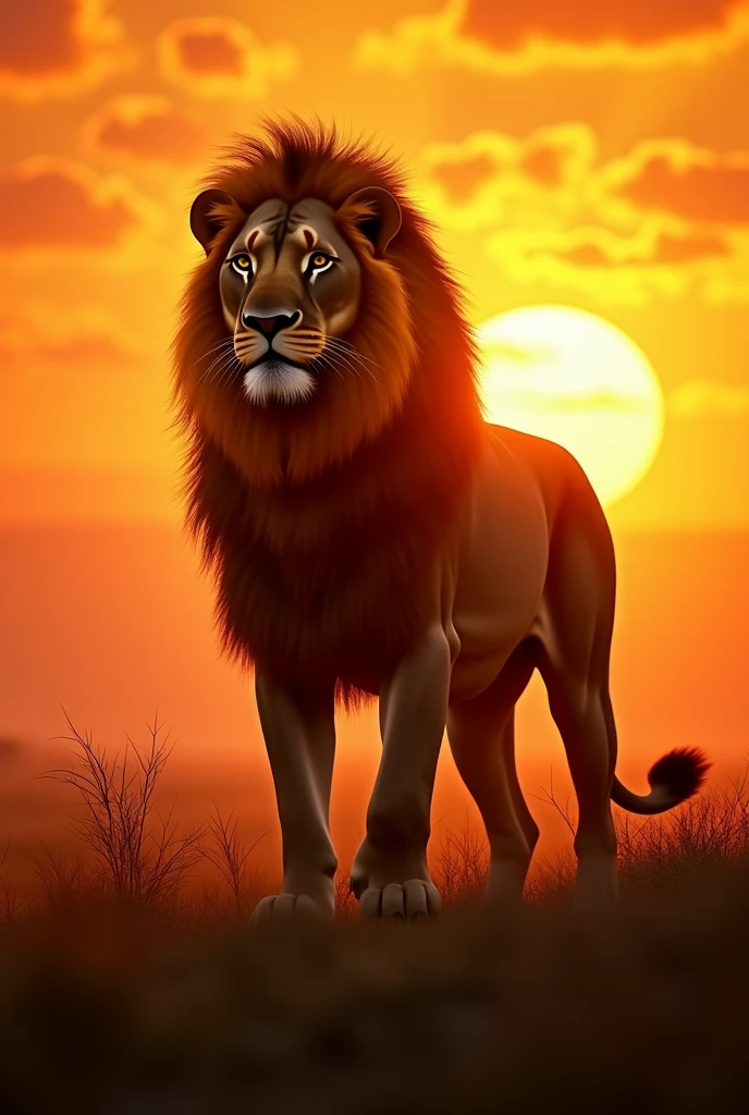 Lion's in the sun
