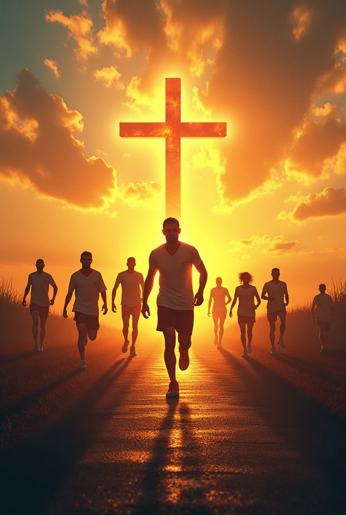 Here is a detailed idea to create your image in SeaArt.oh, let's combine sports, religion and inspiration:
Inspirational Background:
Use a sky at sunrise or sunset, with warm colors like oranges and yellows, to symbolize hope and a new beginning.
Religious Elements:
A stylized cross or a figure in a prayer posture on one side of the image. You can use gold or silver tones to highlight these elements..
Sport and Movement:
Add the silhouette of a person running or jumping, with energy and determination. This element can be fused with sunlight, giving a feeling of movement and vitality.
Inspirational Messages:
Include a motivational phrase, as “Faith in Action” or “Body and Soul in Harmony”. Use modern and clear typography, placing it at the top or bottom of the image.
colors:
Combine warm tones for the background with cooler colors (like blue or green) in religious and sporting elements to balance the image.
This composition will capture the essence of faith and sport, transmitting a positive and motivating message. You can use this description as a guide in SeaArt.ai to create the image. I hope it inspires you to shape your channel! that is a man and a woman and a child