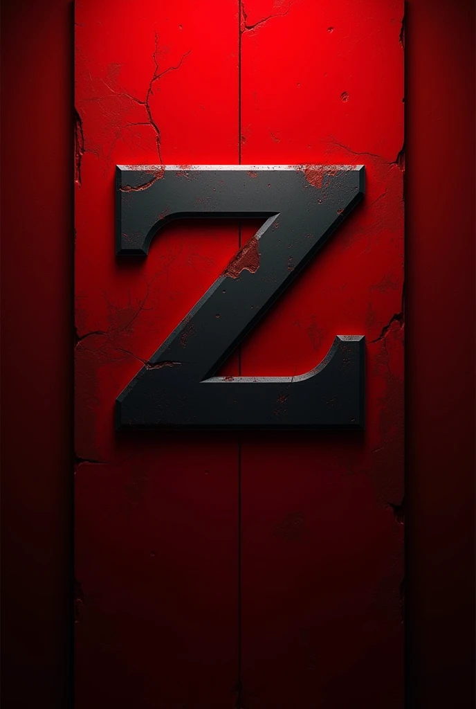 Red Background Black Letters Pz Troop