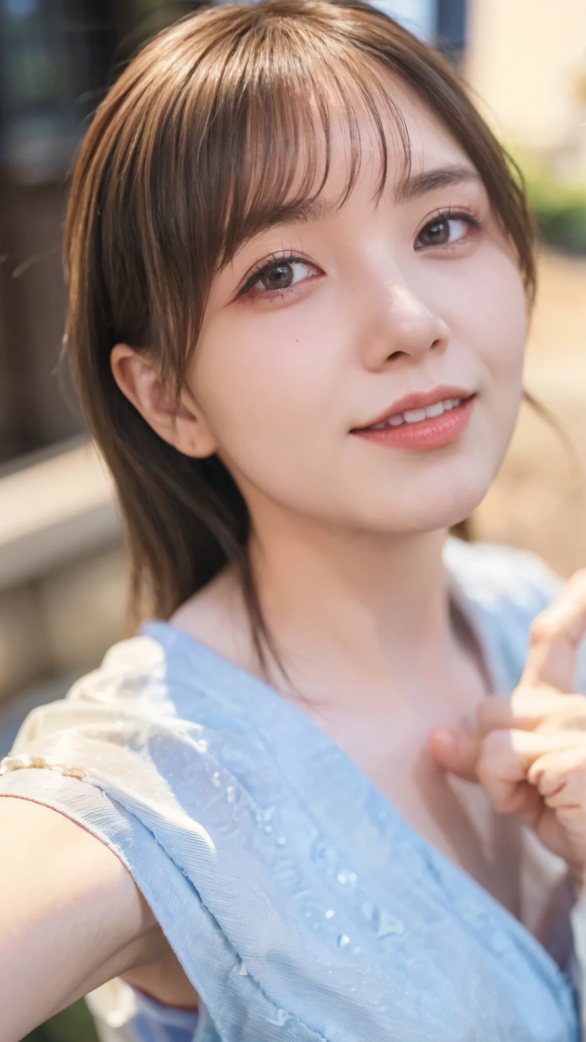 Cute Japanese Women Photos, smile:1.78, 20-year-old, oil, One Length Hair＆Hair straightening balm:1.55, (photo Realistic:1.4), (hyper Realistic:1.4), (Realistic:1.3), (Smoother lighting:1.05), (Improving the quality of cinema lighting:0.9), 32K, 1 person,20-year-oldの, Realistic lighting, Backlight, The light shines on your face, Ray Tracing, (Bright light:1.2), (Improvement of quality:1.4), (Highest quality Realistic textured skin:1.4), fine grain, Detailed face,(smile:0), (Emphasis on face close-up:1.3), (Enhances the beauty of skin texture:1.1),((Extremely precise and accurate anatomy:1.0)), (Enhances the beauty of skin texture:1.1), Clean and glowing skin, mesh, thin:1.2, (Realistic:1.3), Realisticなライティング, (Smoother lighting:1.05), 32K, One Japanese woman, fine grain, Detailed face, (Film Grain:1.1),(Accentuates body lines:1.1), High resolution, Natural look, Kind eyes, Improves hair quality, Delicate light and shadow, Transparent muscles, Graceful pose, Beautiful Eyes, Sharp details, Soft light reflection, Beautiful contours, Delicate skin tone, Fine hair texture,Cute Japanese Women Photos,